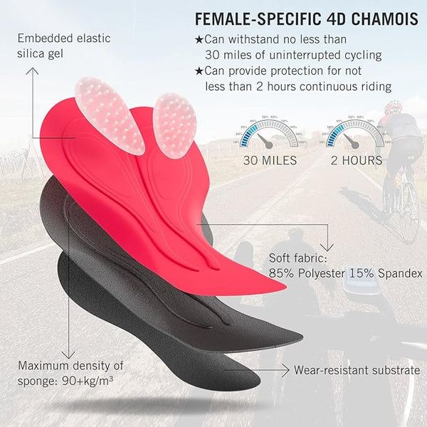 BALEAF Cycling Shorts (Violet XS)