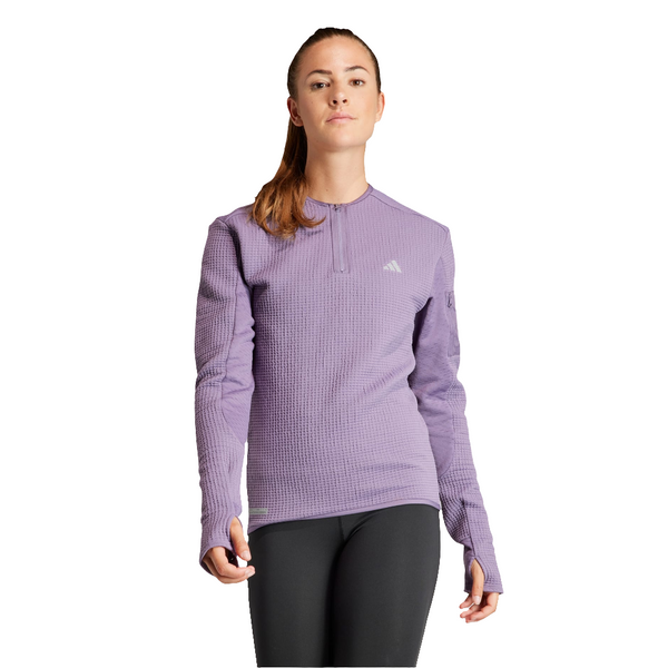 Adidas Ultimate Conquer the Elements Half-Zip Running Shirt