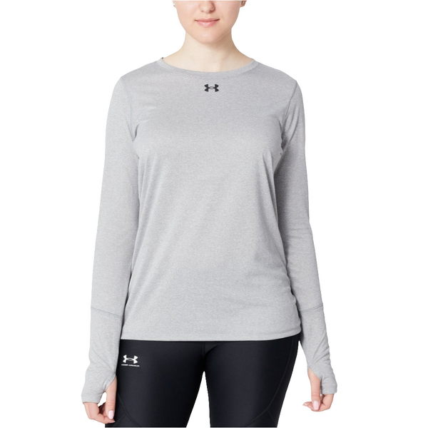 Under Armour Women's Locker Long Sleeve Shirt (Dark grey)