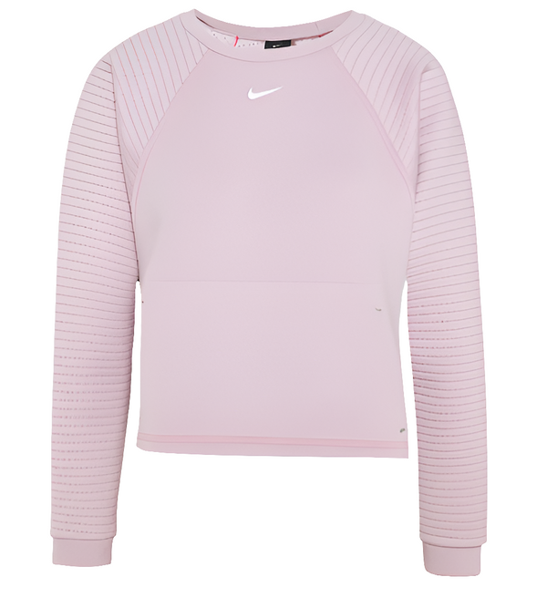 Nike Pro Women's Fleece Crew Pullover Top