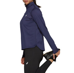 بلوزة Asics بأكمام طويلة وسحاب نصفي