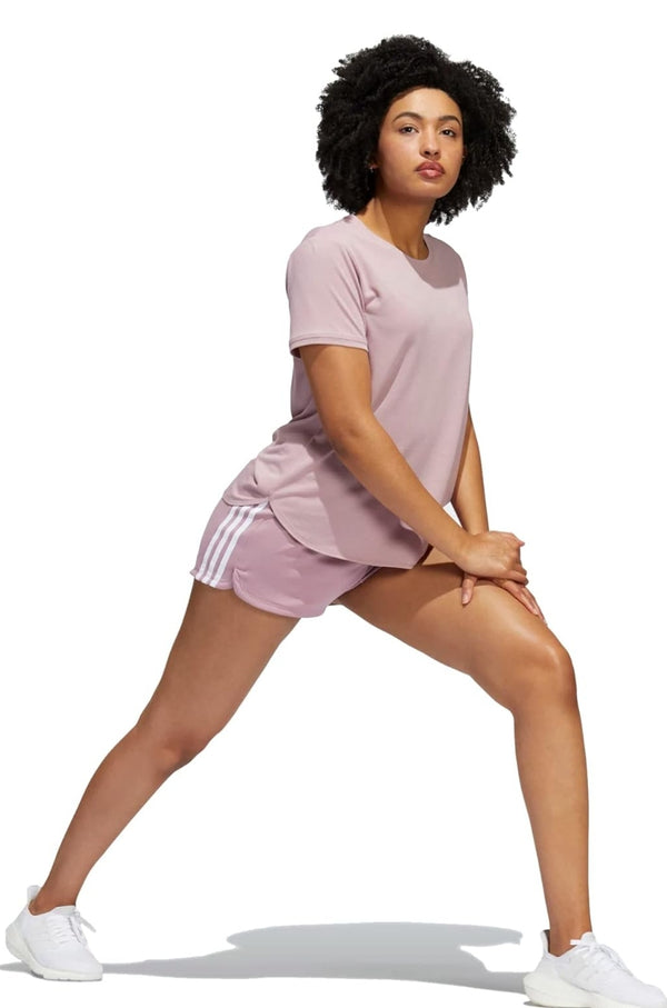 Adidas Pacer 3-stripes knit shorts